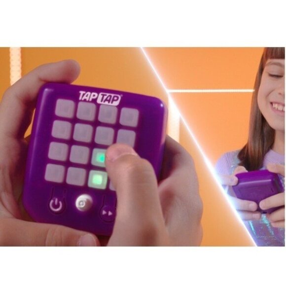 TapTap® Mini Smart Fidget Toy Electronic Game from Flycatcher Toys, Purple - Picture 7 of 7